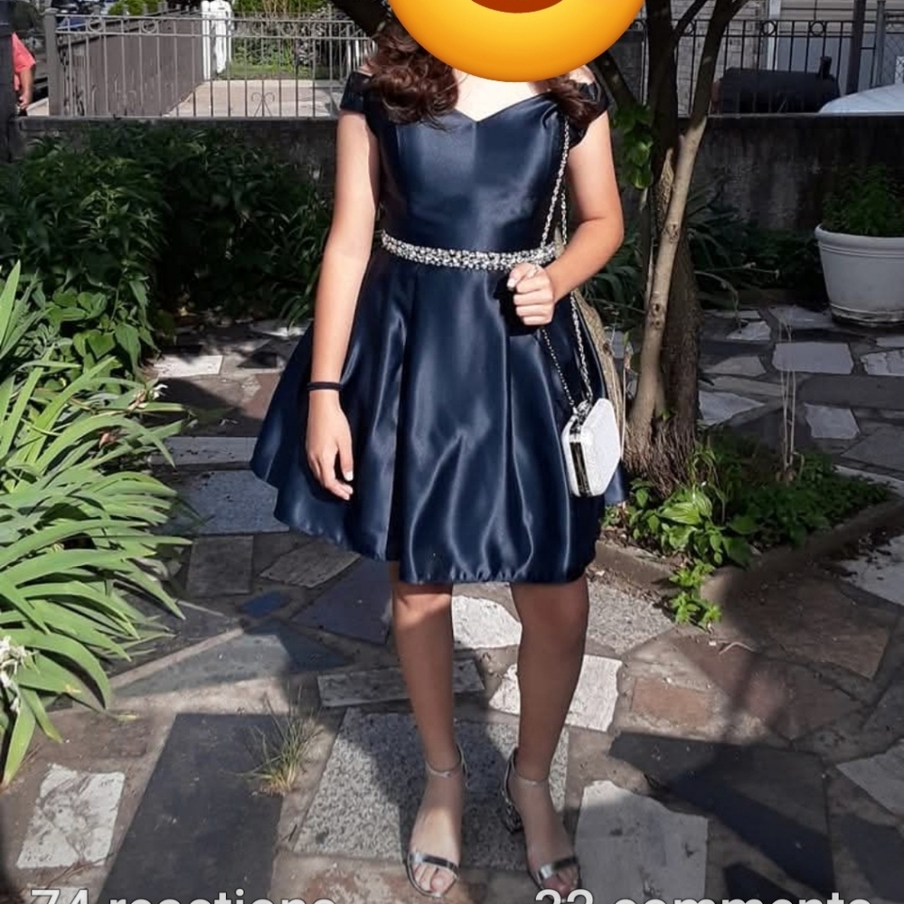BLUE DRESS PROM